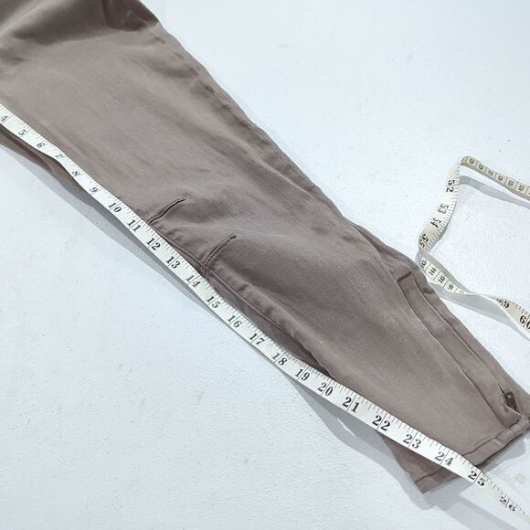 Helmut Lang Womens Jeans Beige Ankle Zipper Skinny Jeans Size 31 - Picture 14 of 14